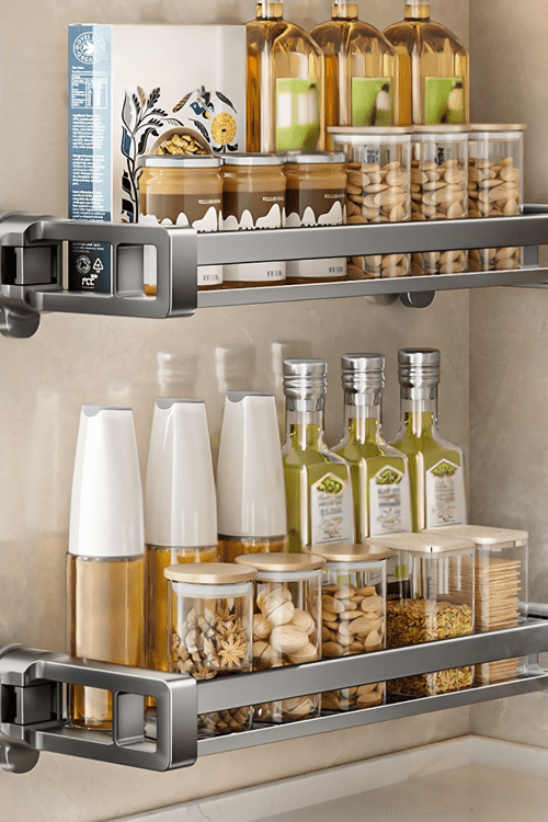 Carbon Steel Multi-Use Storage Rack with Suction Cup