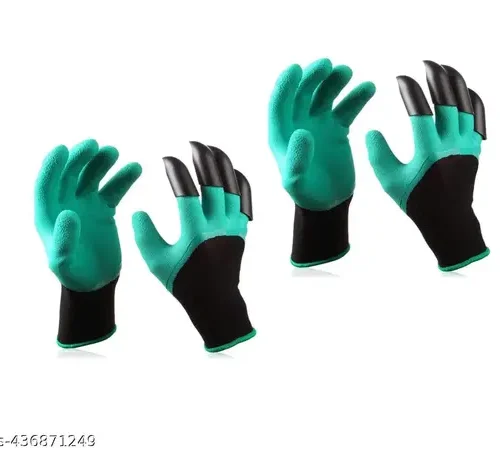 2 Pair Gloves Premium Range of Heavy Duty Gardening