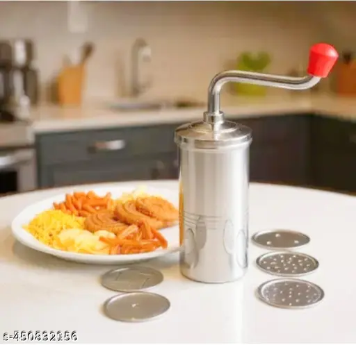 Stainless Steel Hand Press Sev Maker - Image 3